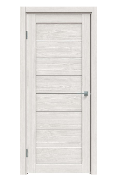 Дверь межкомнатная LUXURY 538 Лиственница белая М8, стекло SATINATO, 700*2000 мм