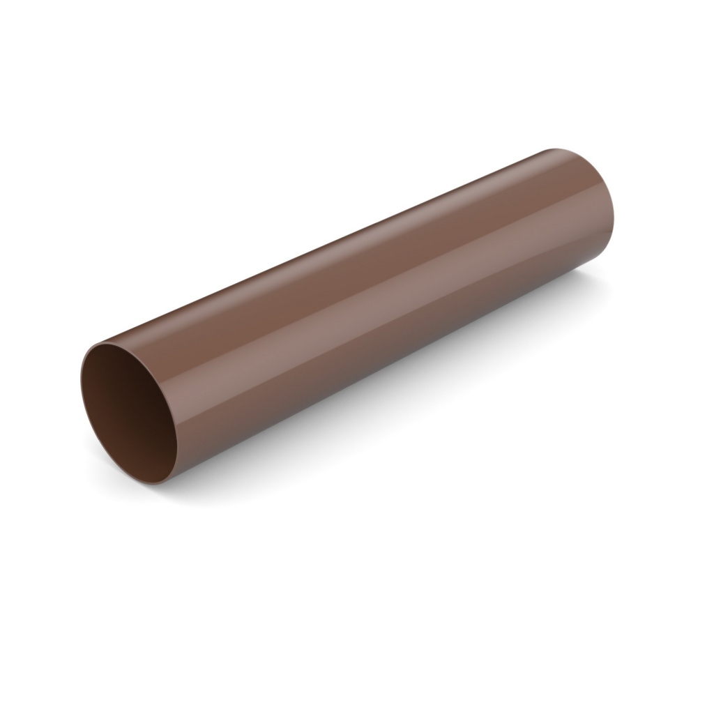 Труба водосточная BRYZA D90 мм,L=3000 мм, коричневый 
