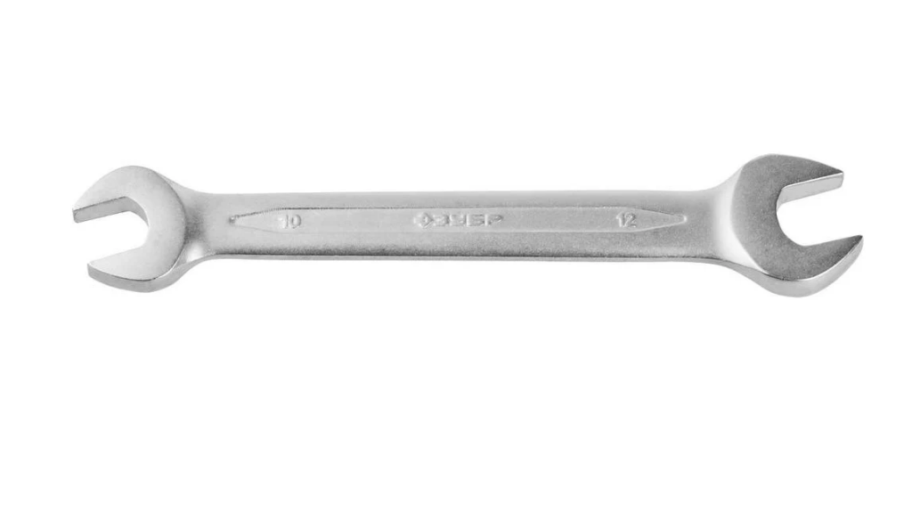 Ключ гаечный рожковый Зубр 10x12 мм 27027-10-12