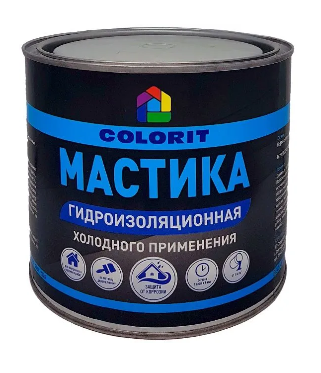 Мастика гидроизоляционная COLORIT 1,8 кг