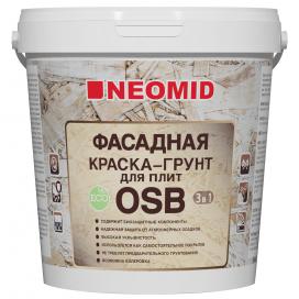 Краска-грунт фасадная NEOMID Proff для плит OSB 1 кг