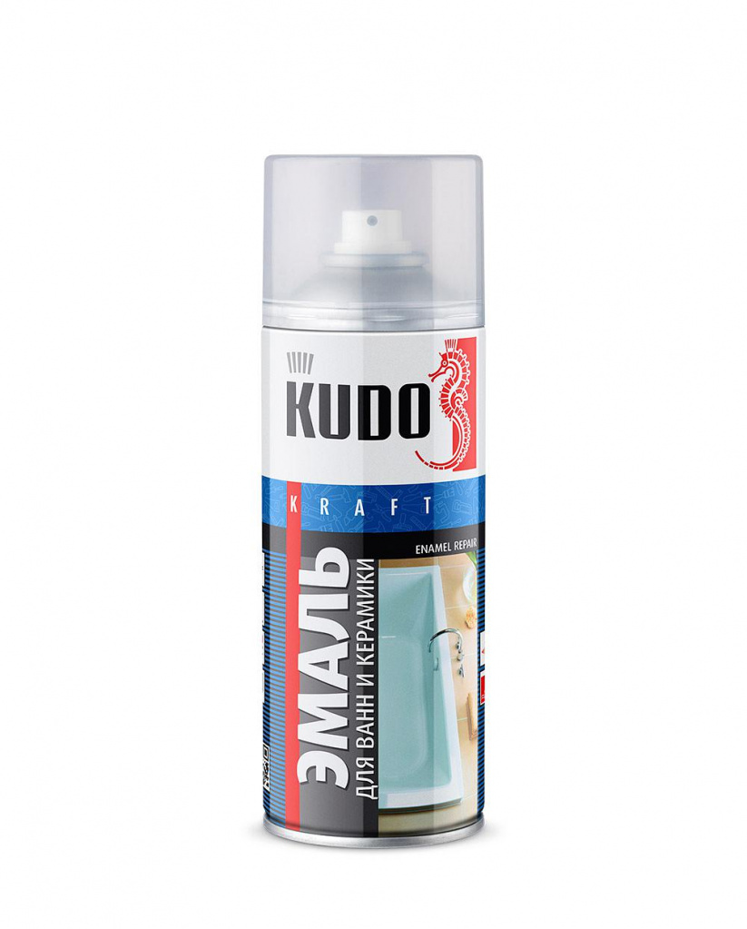 Эмаль для ванн KUDO KU-1301 белая 520 мл