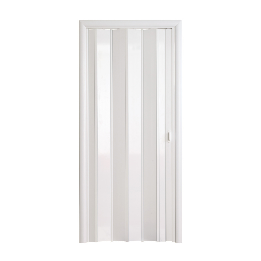 Дверь-гармошка МАЙАМИ-СТИЛЬ 2050*840 мм белый глянец