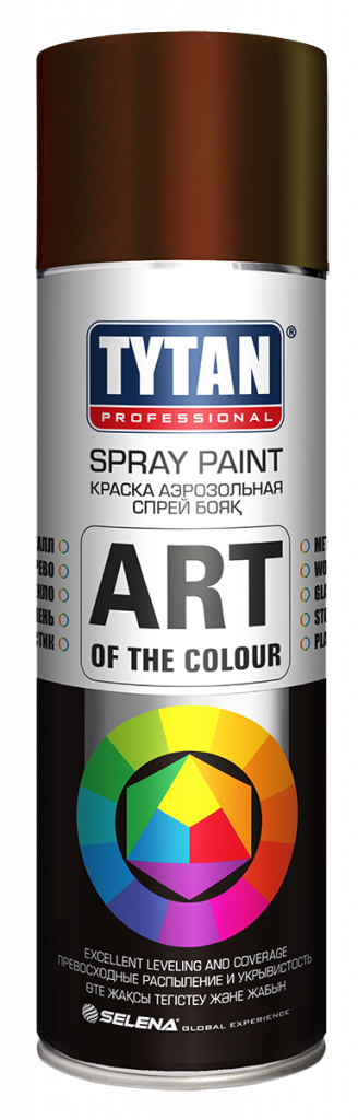 Краска аэрозольная Tytan Professional Art Of The Colour 8017 коричневая 400 мл