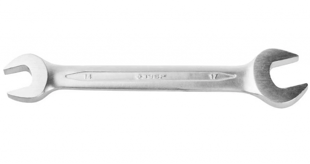 Ключ гаечный рожковый Зубр 14x17 мм 27027-14-17