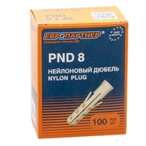 Дюбель  PND-8 8х40 нейлоновый, 100 шт