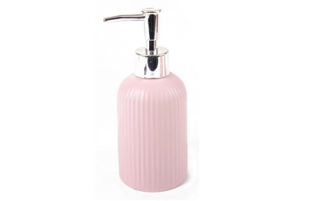 Дозатор для жидкого мыла Плиссе CE1610TA-LD розовый  