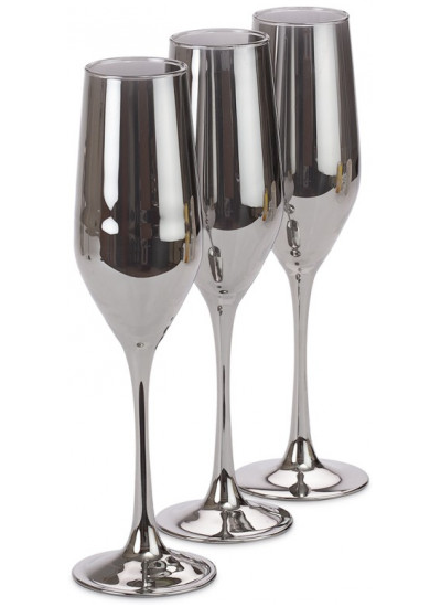 Набор бокалов LUMINARC для шампанского Селест Сияющий графит 6 шт, 160 мл