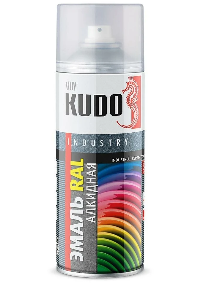 Эмаль универсальная KUDO KU-09016 ярко-белый 520 мл  
