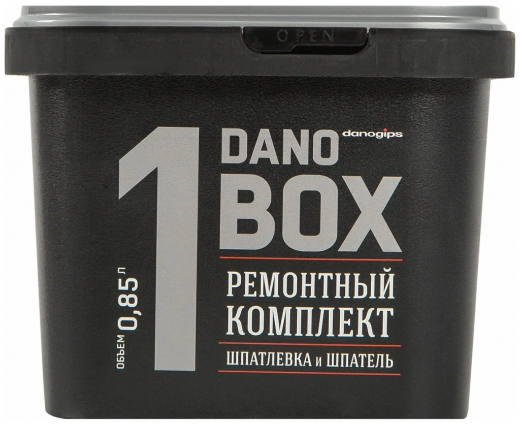Шпатлевка для экcпресс-ремонта Danogips DanoBox с шпателем 1 кг