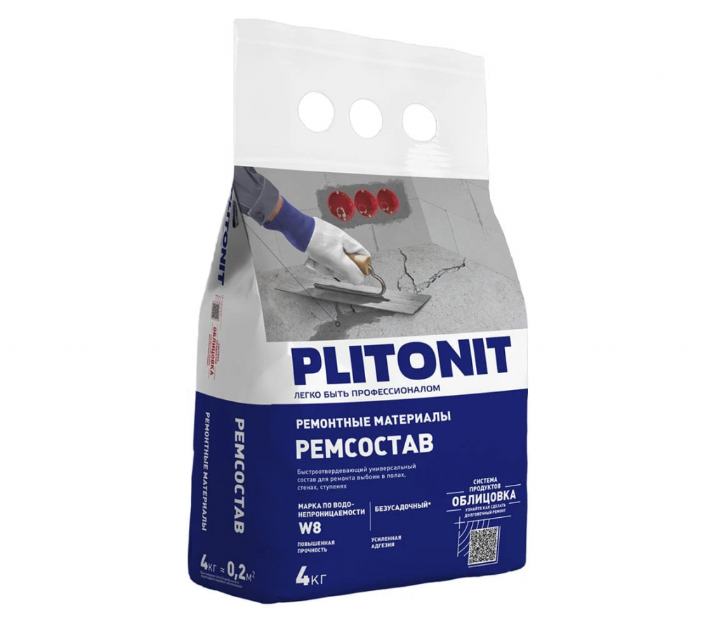 Ремсостав Plitonit быстротвердеющий 4 кг 