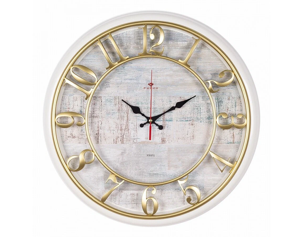 Часы настенные интерьерные  Рубин 4141-002  D41 см 