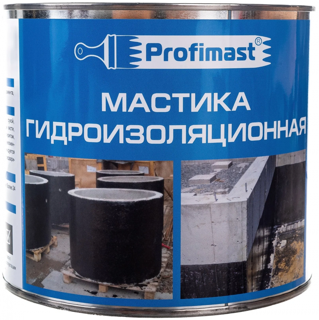 Мастика гидроизоляционная Profimast 1,8 кг/2 л