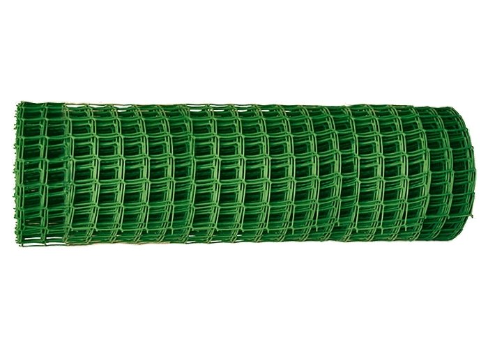 Решетка заборная в рулоне Россия1,2х25 м, ячейка 55х58 мм, зелёная 64531