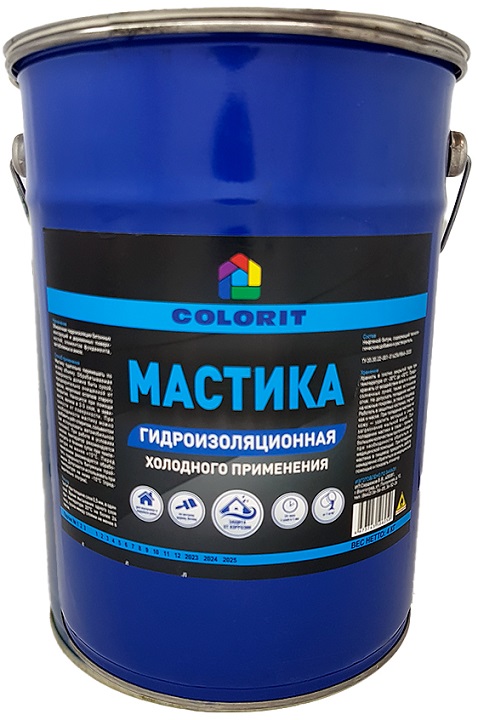 Мастика гидроизоляционная COLORIT 4 кг 