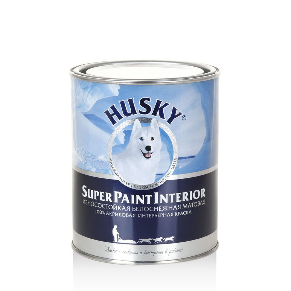 Краска интерьерная Husky Super Paint Interior морозостойкая 0,9 л 30555