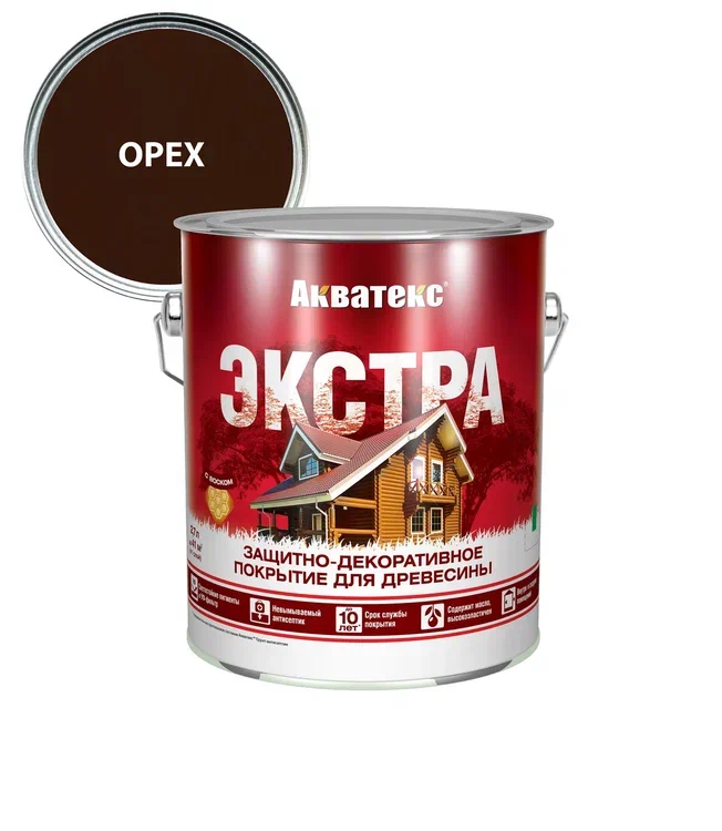 Антисептик Акватекс Экстра орех 2,7 л
