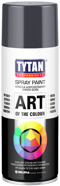 Краска аэрозольная Tytan Professional Art Of The Colour 7015 серая 400 мл