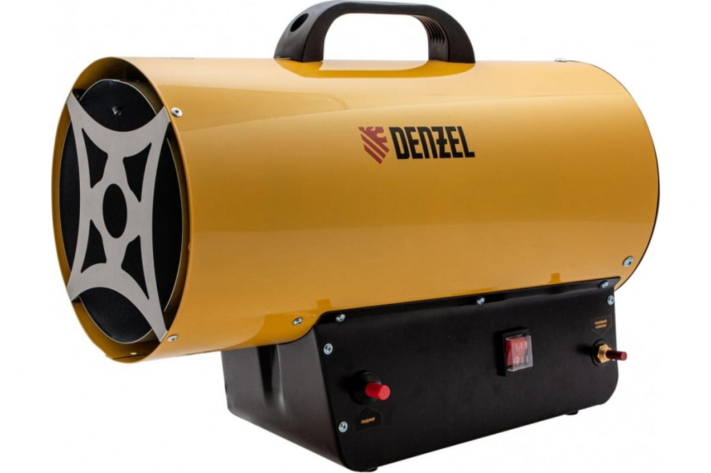 Тепловая пушка газовая Denzel GHG-30, 30 кВт, 900 м3/ч, пропан-бутан 96479
