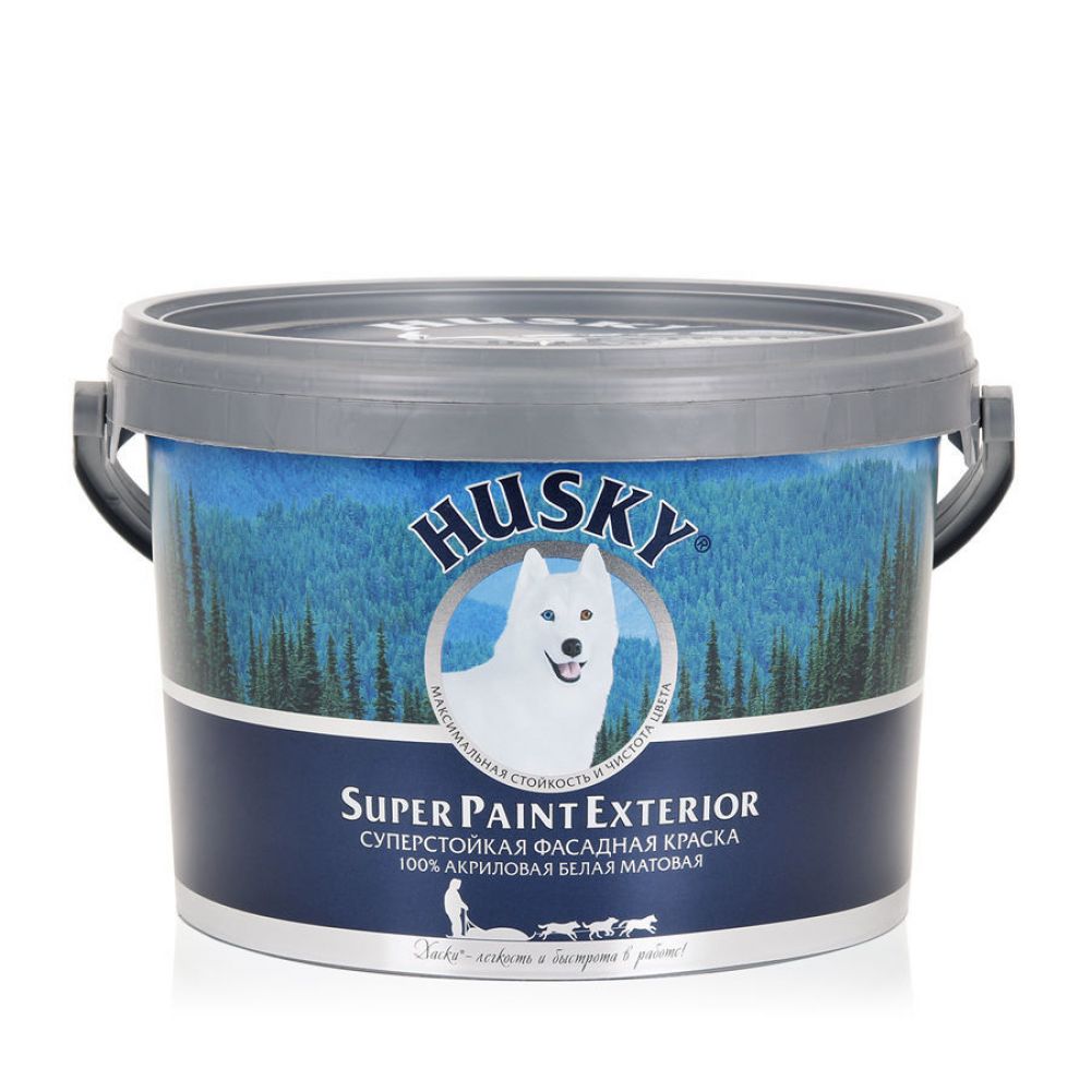 Краска фасадная Husky Super Paint Exterior 2,5 л 20757