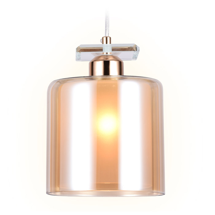 Светильник подвесной Ambrella Light Traditional TR3578 GD/TI золото/янтарь
