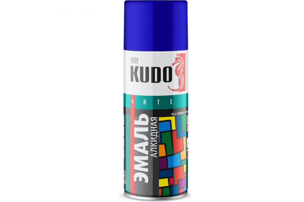 Эмаль универсальная KUDO KU-05002 ультрамариново-синий 520 мл